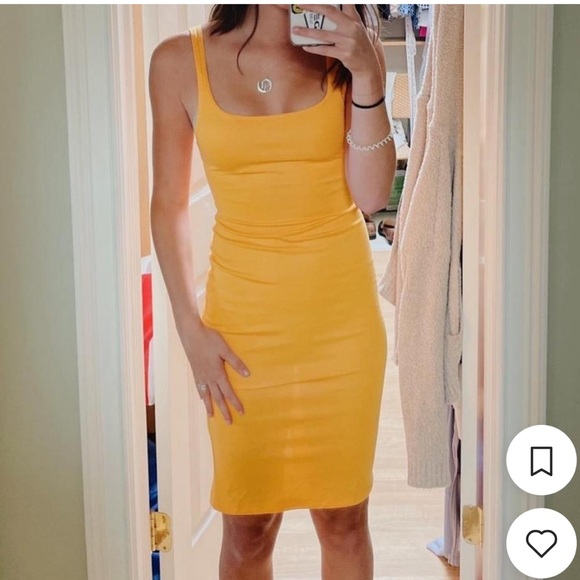 🍊Zara Pastel Midi Bodycon Dress, size Small - Picture 6 of 6